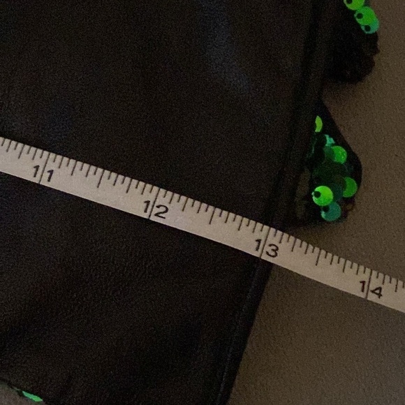 Gloves NWT B2 BALIZZA Fancy Mermaid Sequin Leather Gloves - Picture 10 of 13